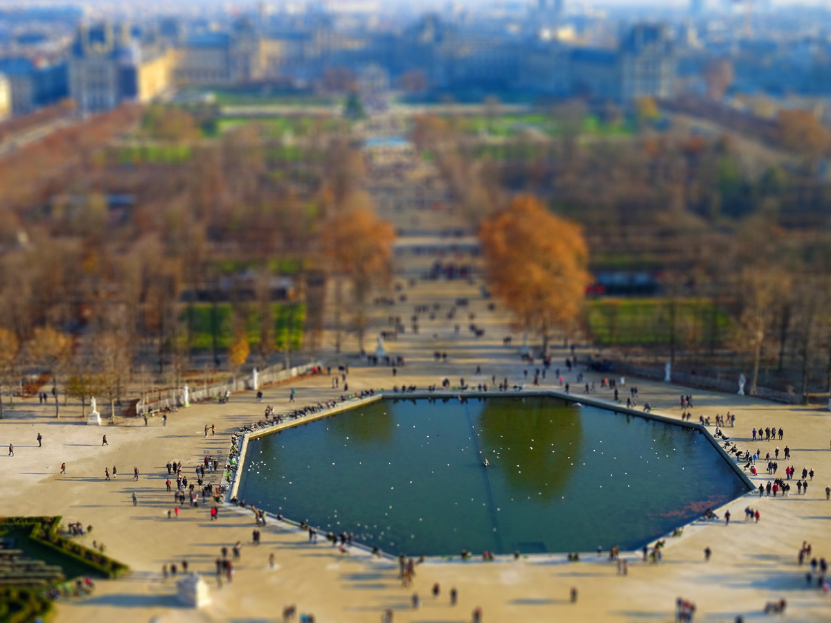 Jardin des Tuileries in Paris