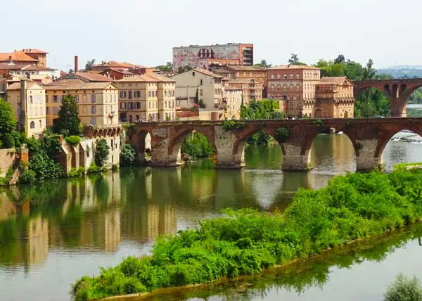 View of the Tarn river in Albi