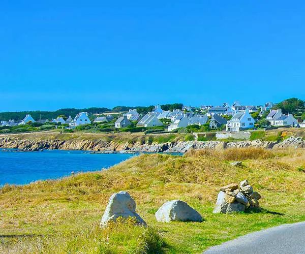 The Atlantic coast in Brittany