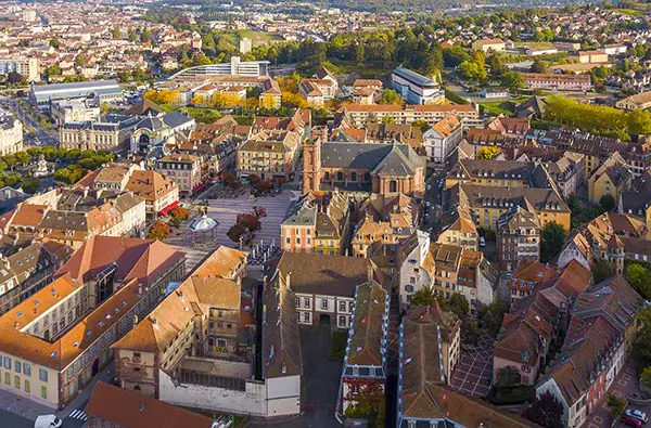 The historic town centre of Belfort