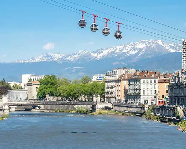 Grenoble and the River Isère