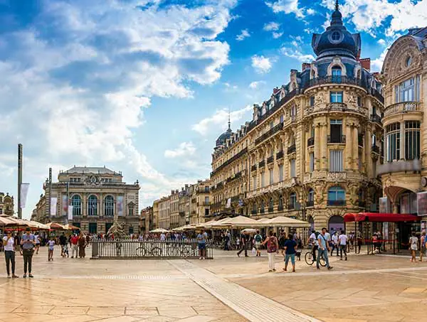 Place de la Comédie in Montpellier