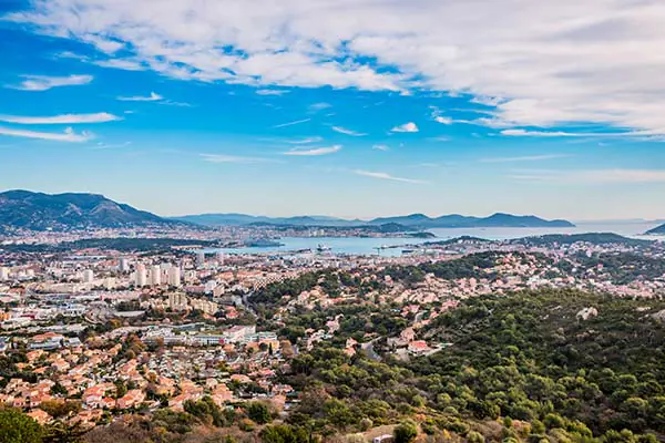 Toulon on the Mediterranean coast