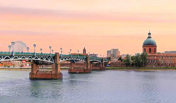 Toulouse and the River Garonne