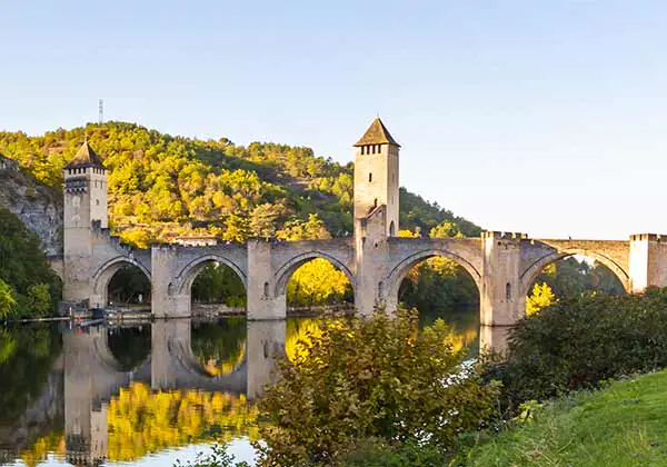 Pont Valentré over the River Lot