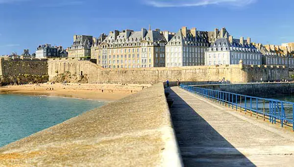 The fortified port of Saint Malo