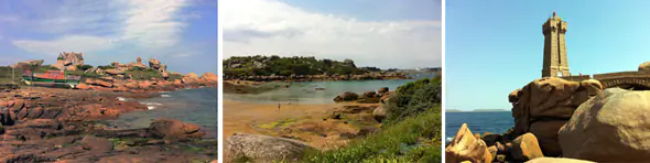 View of the coast in the Morbihan