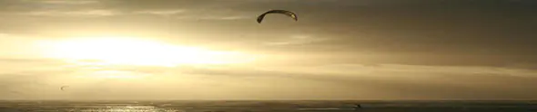 Photos of kite-surfing near Touquet