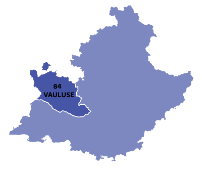 Map of Rhone-Alpes, France