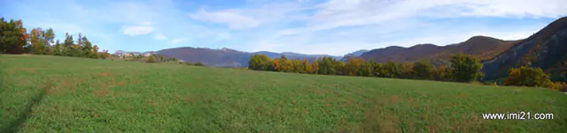 Countryside panorama of the Alpes de Haute Provence