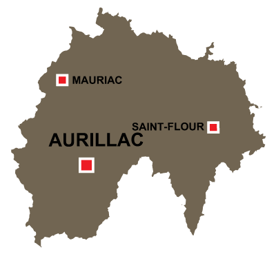 Aurillac in Cantal