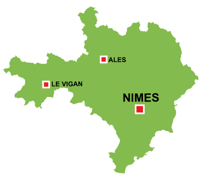 Nîmes in Gard