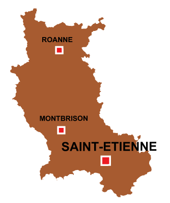 Department map of Loire