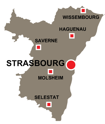 Department map of Haut Rhin