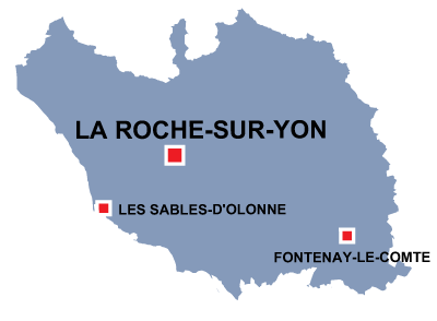 Department map of Vendée